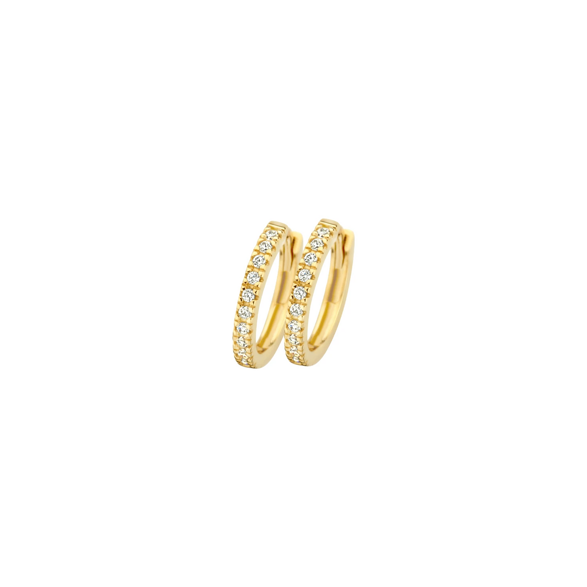 Blush Oorringen 7307YZI - Geel Goud (14k) met Zirkonia