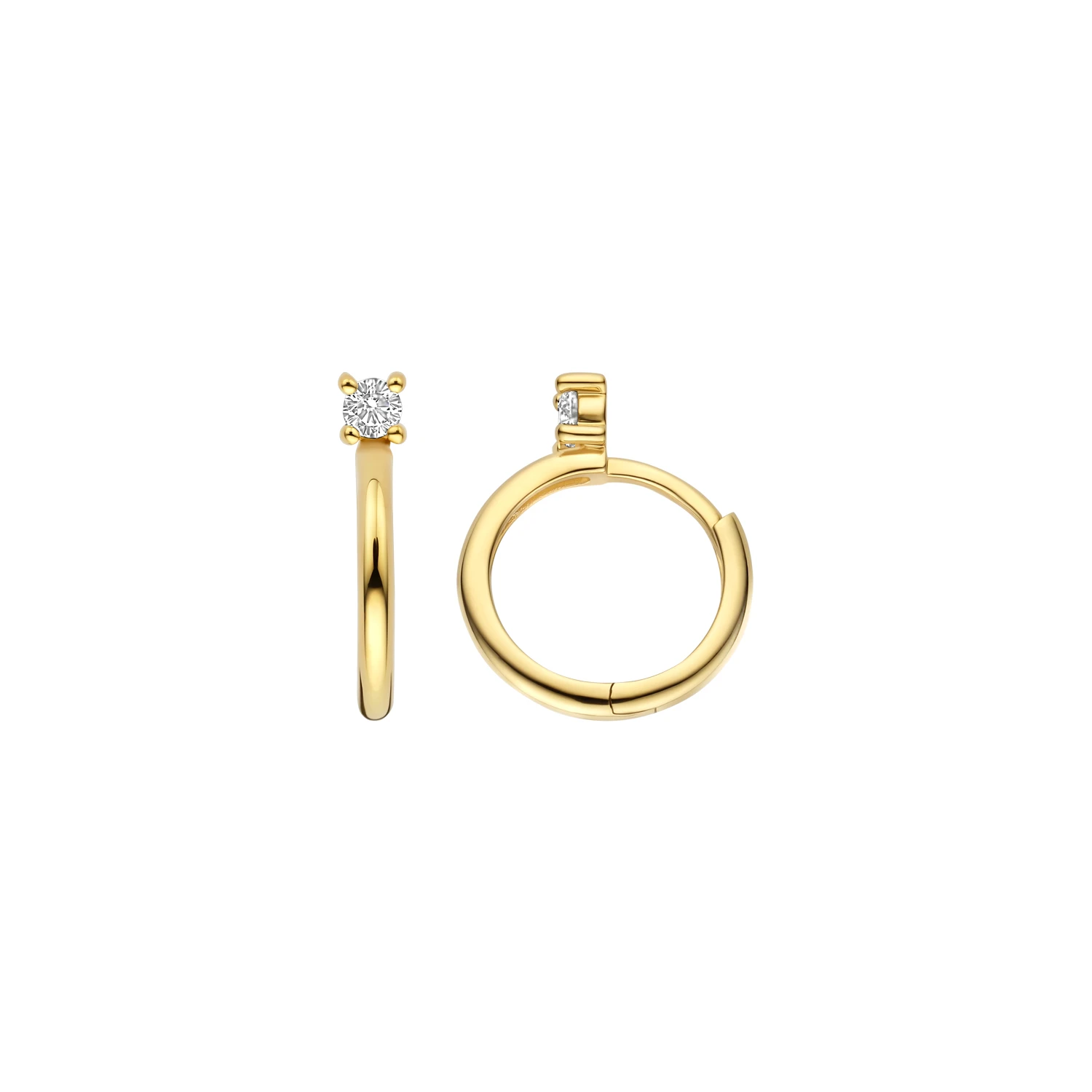 Blush Oorringen 7372YZI - Geelgoud (14k) met Zirconia