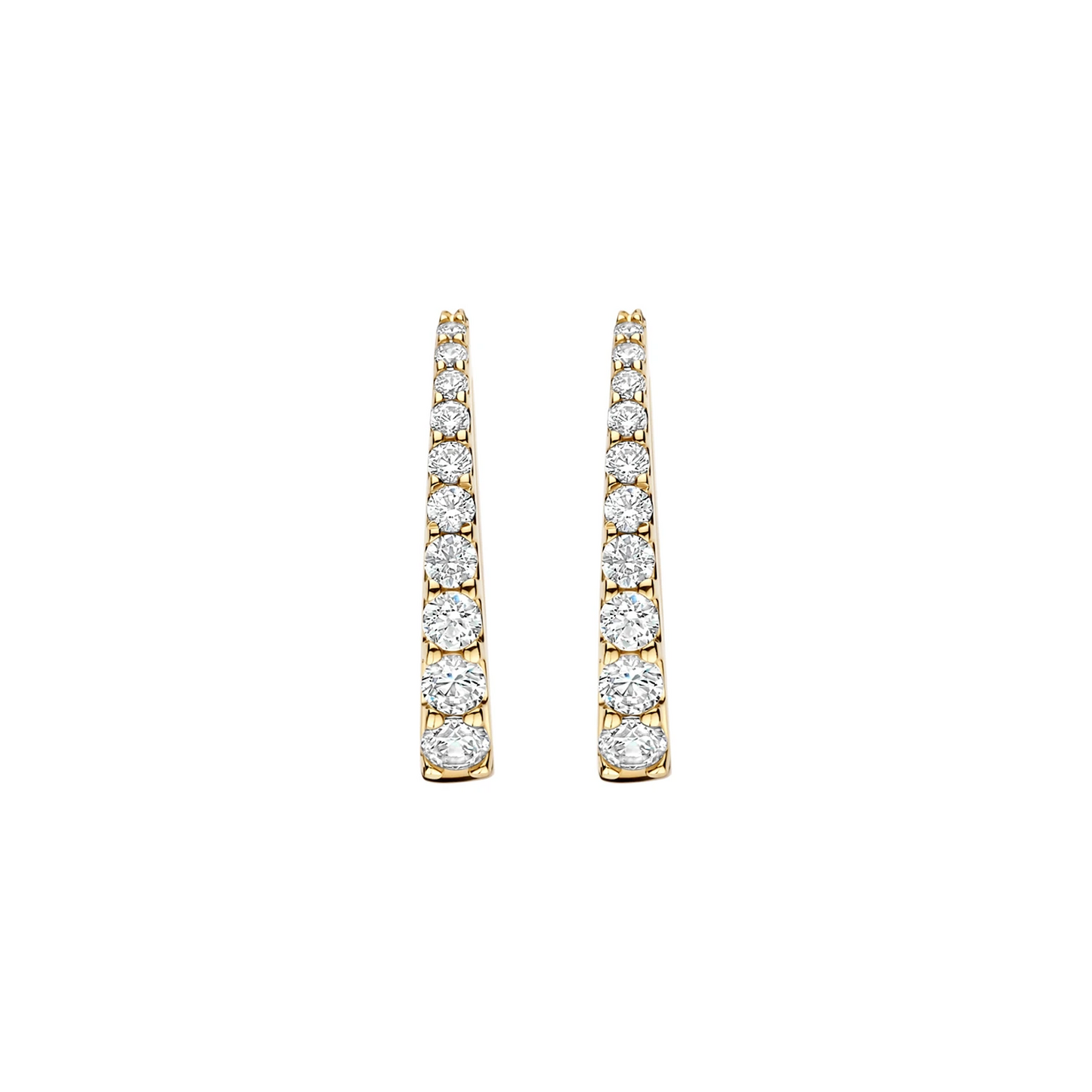 Blush Oorringen 7375YZI - Geelgoud (14k) met Zirconia