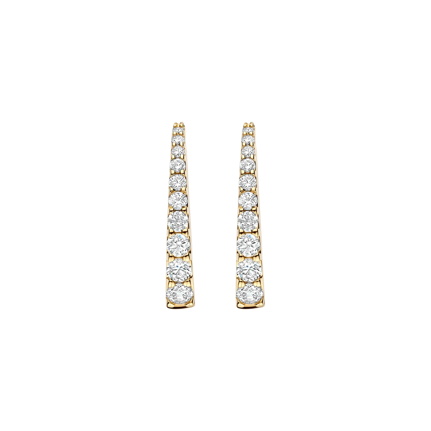 Blush Oorringen 7375YZI - Geelgoud (14k) met Zirconia