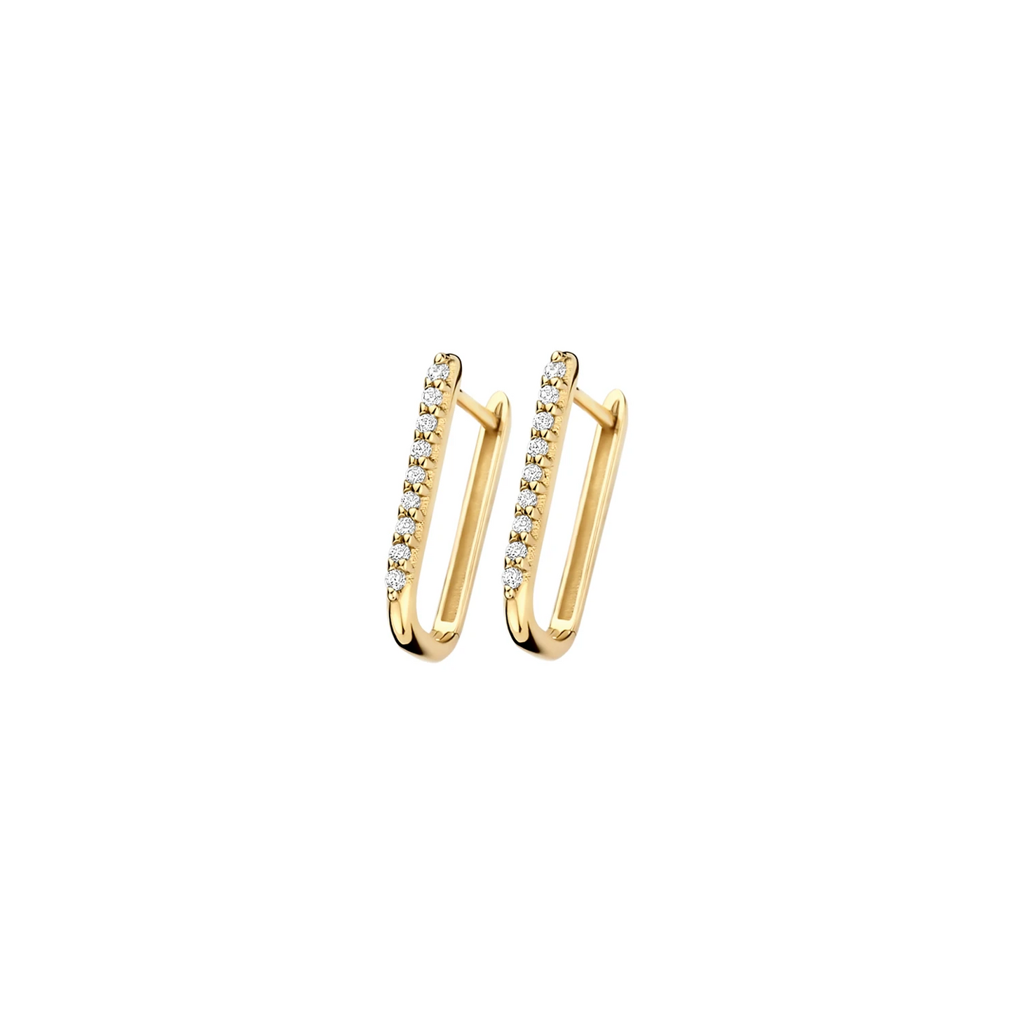 Blush Oorringen 7381YZI - Geelgoud (14k) met Zirconia