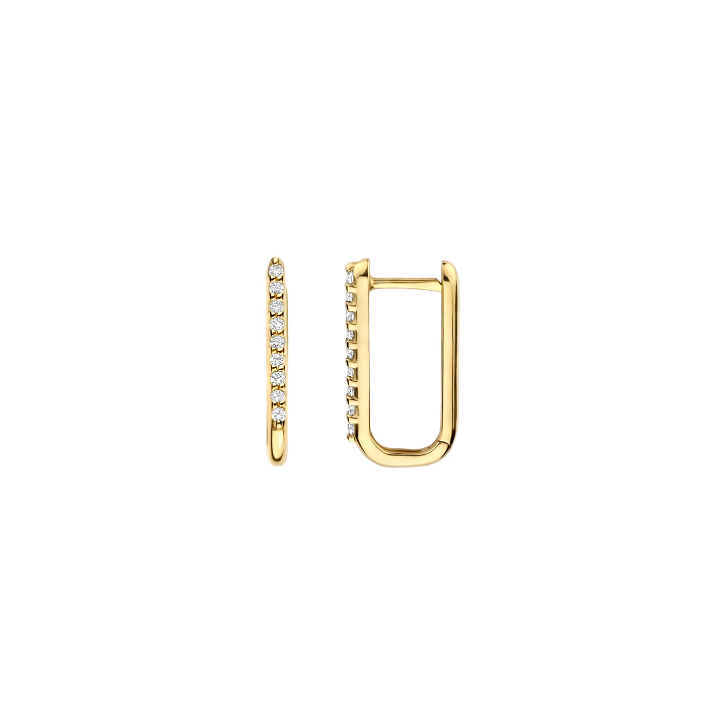 Blush Oorringen 7381YZI - Geelgoud (14k) met Zirconia
