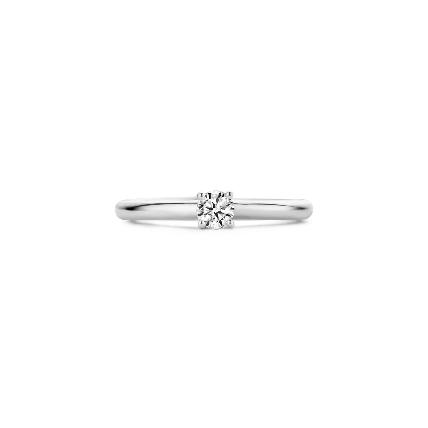 Blush Ring 1132WZI -  Wit Goud (14k) met Zirkonia