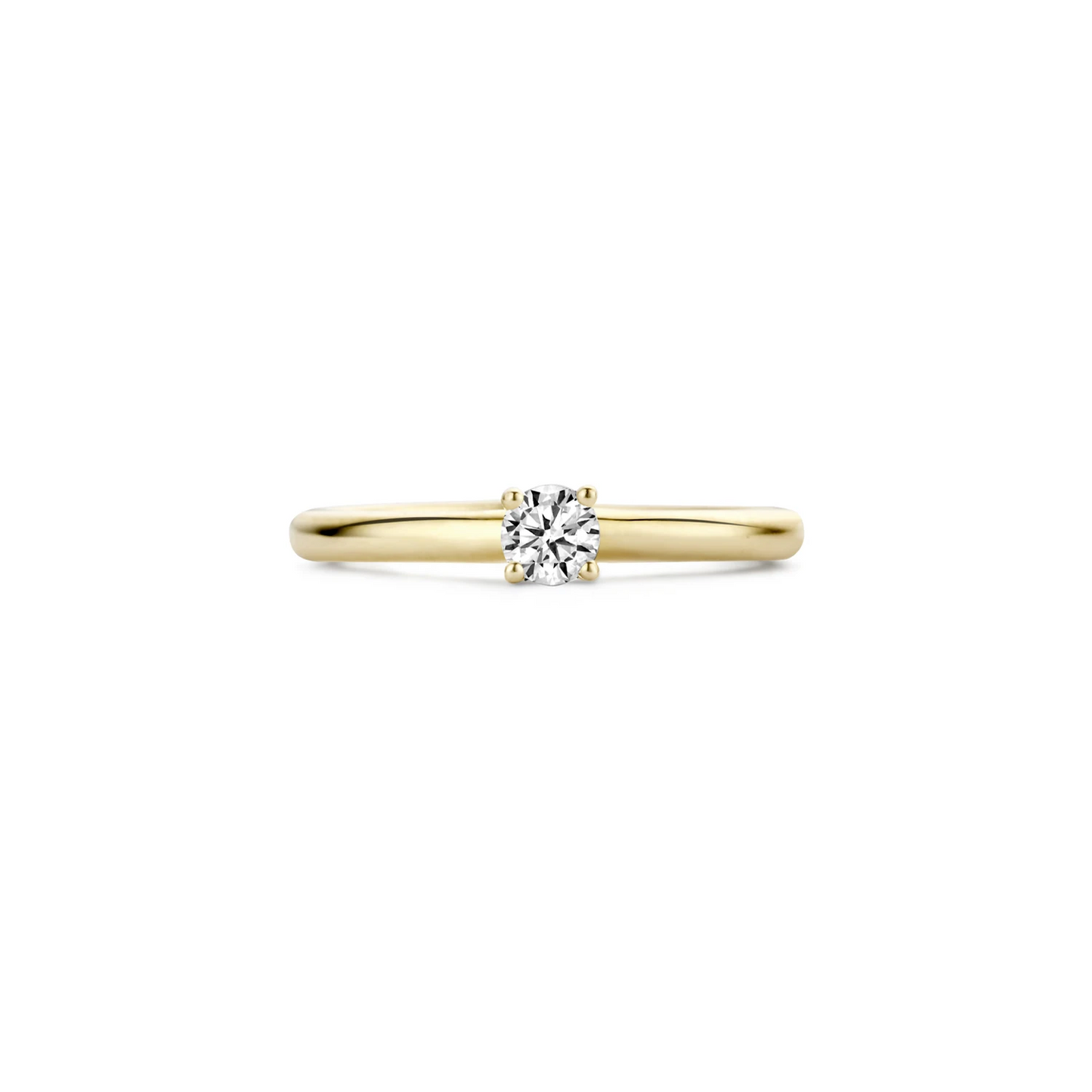 Blush Ring 1132YZI -  Geel Goud (14k) met Zirkonia