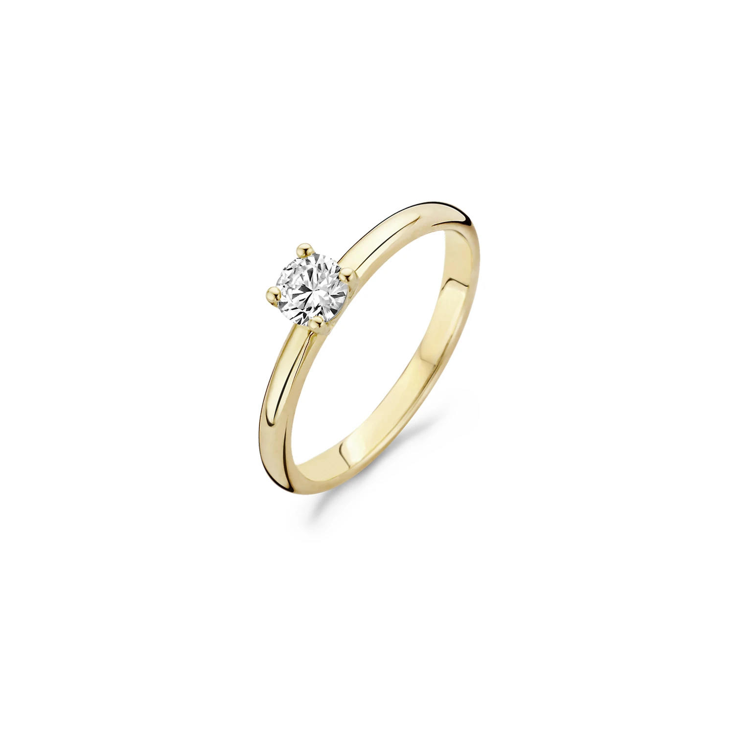 Blush Ring 1133YZI -  Geel Goud (14k) met Zirkonia