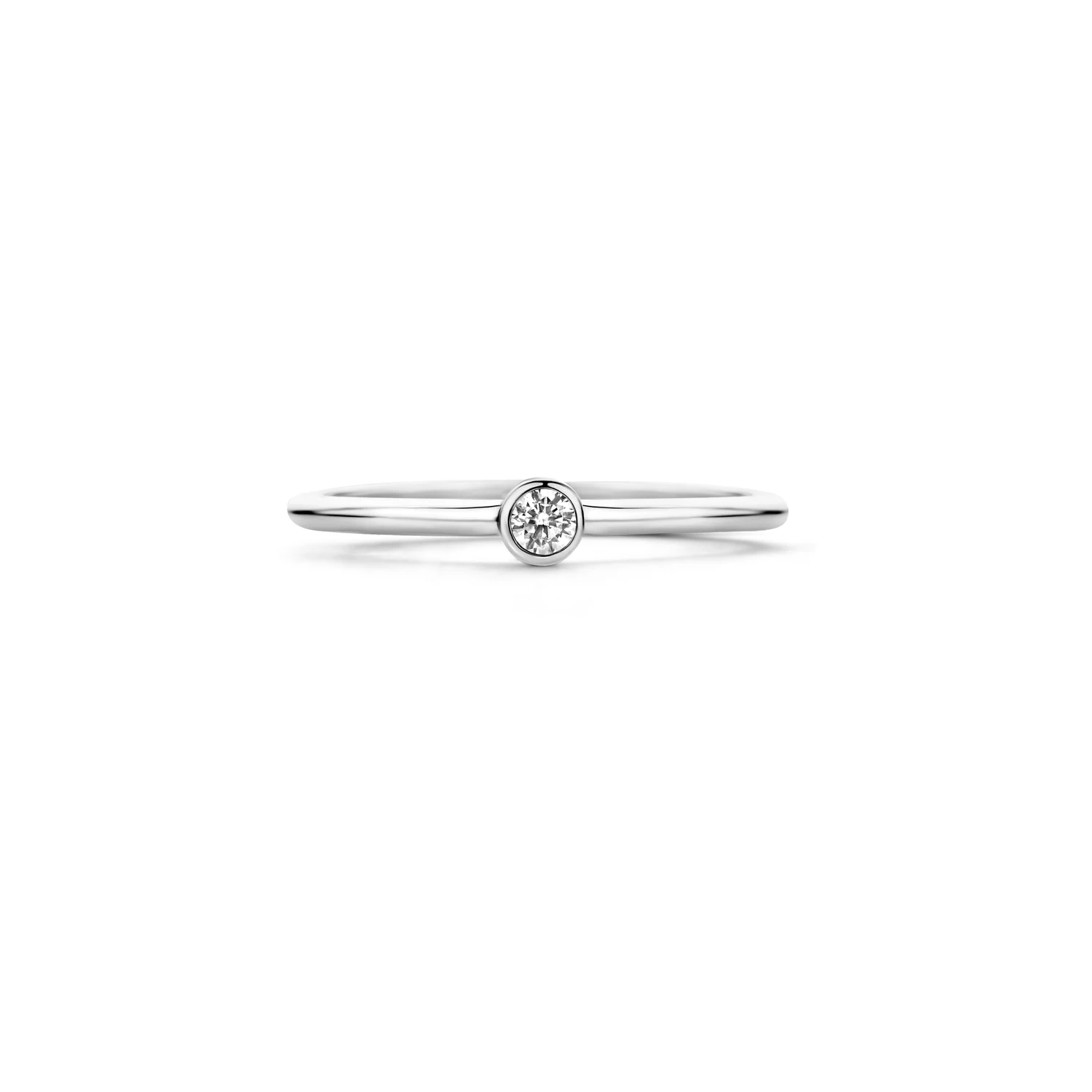 Blush Ring 1198WZI - Wit Goud (14k) met Zirkonia