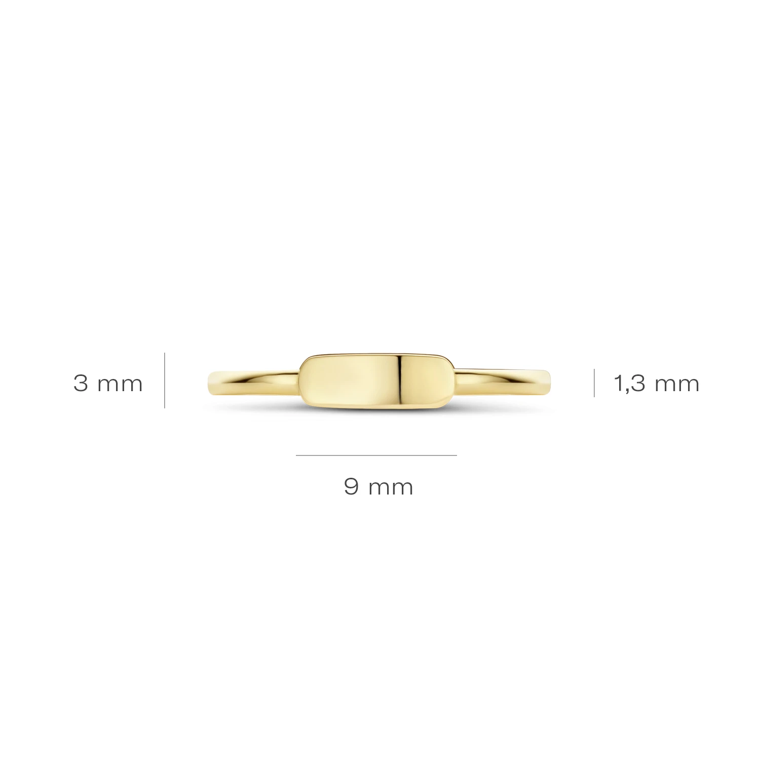 Blush Ring 1236YGO - Geel Goud (14k)