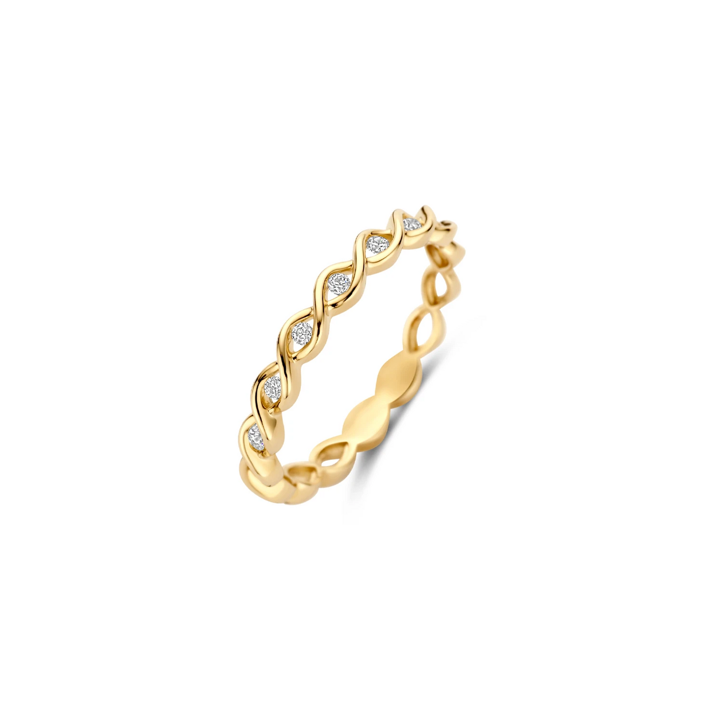 Blush Ring 1259YZI - Geelgoud (14k) met Zirkonia