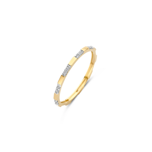 Blush Ring 1260YZI - Geelgoud (14k) met Zirkonia