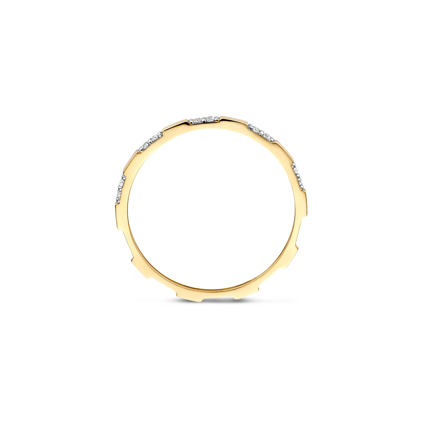 Blush Ring 1260YZI - Geelgoud (14k) met Zirkonia