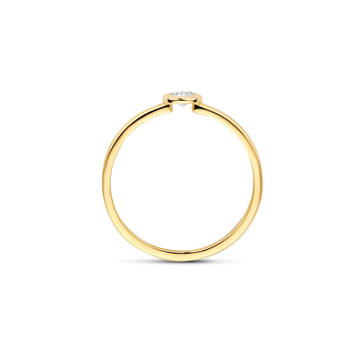 Blush Ring 1273YZI - Geelgoud (14k) met Zirconia
