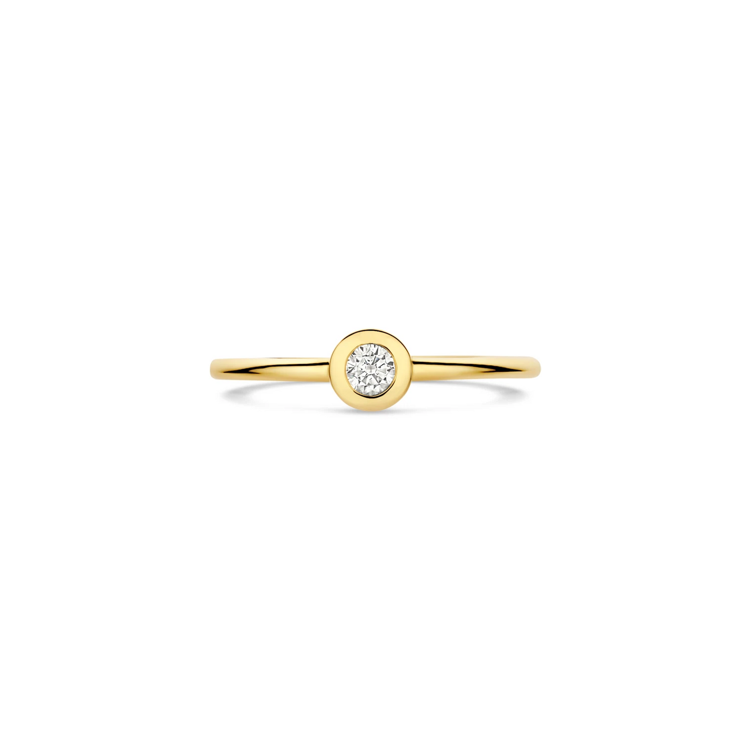 Blush Ring 1273YZI - Geelgoud (14k) met Zirconia