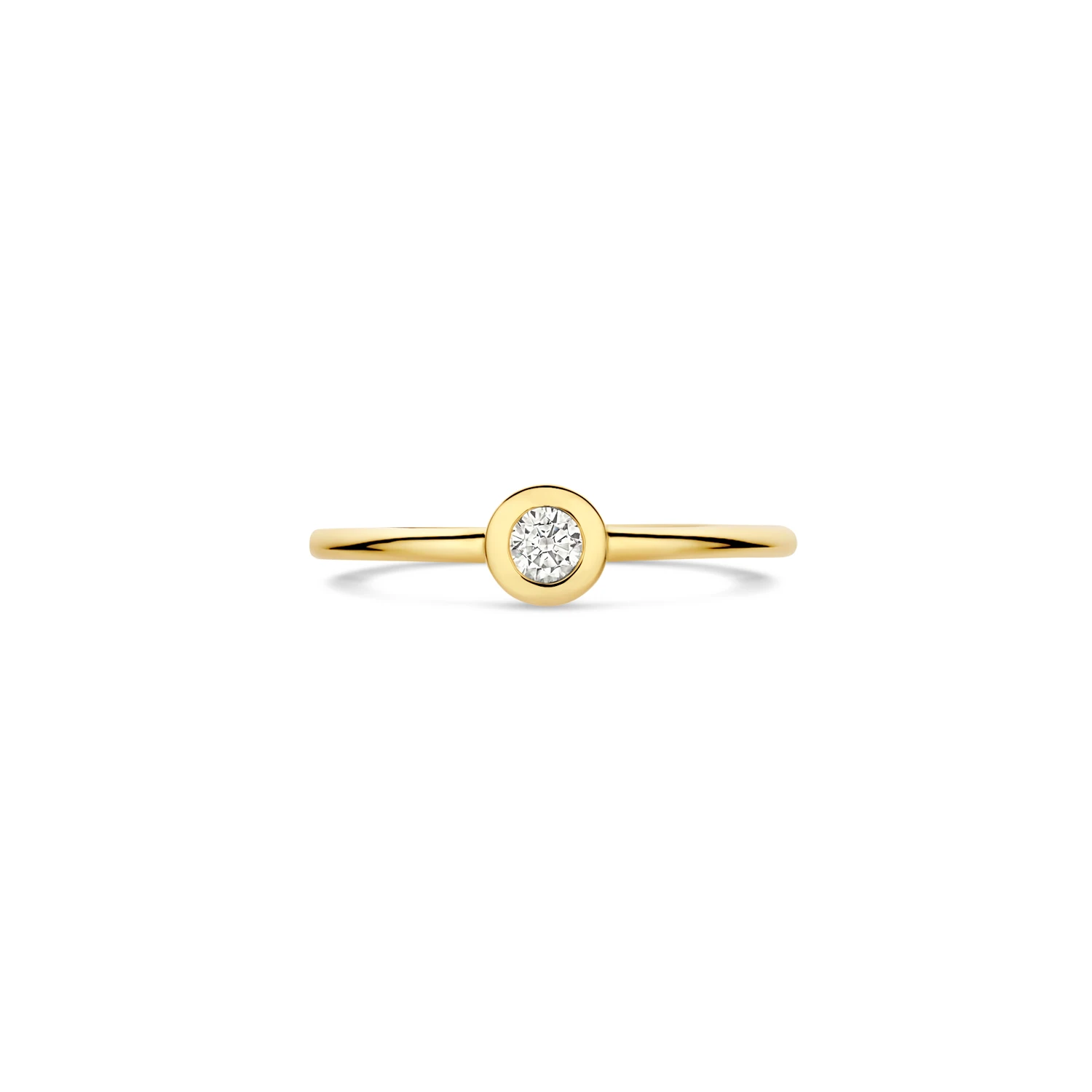 Blush Ring 1273YZI - Geelgoud (14k) met Zirconia
