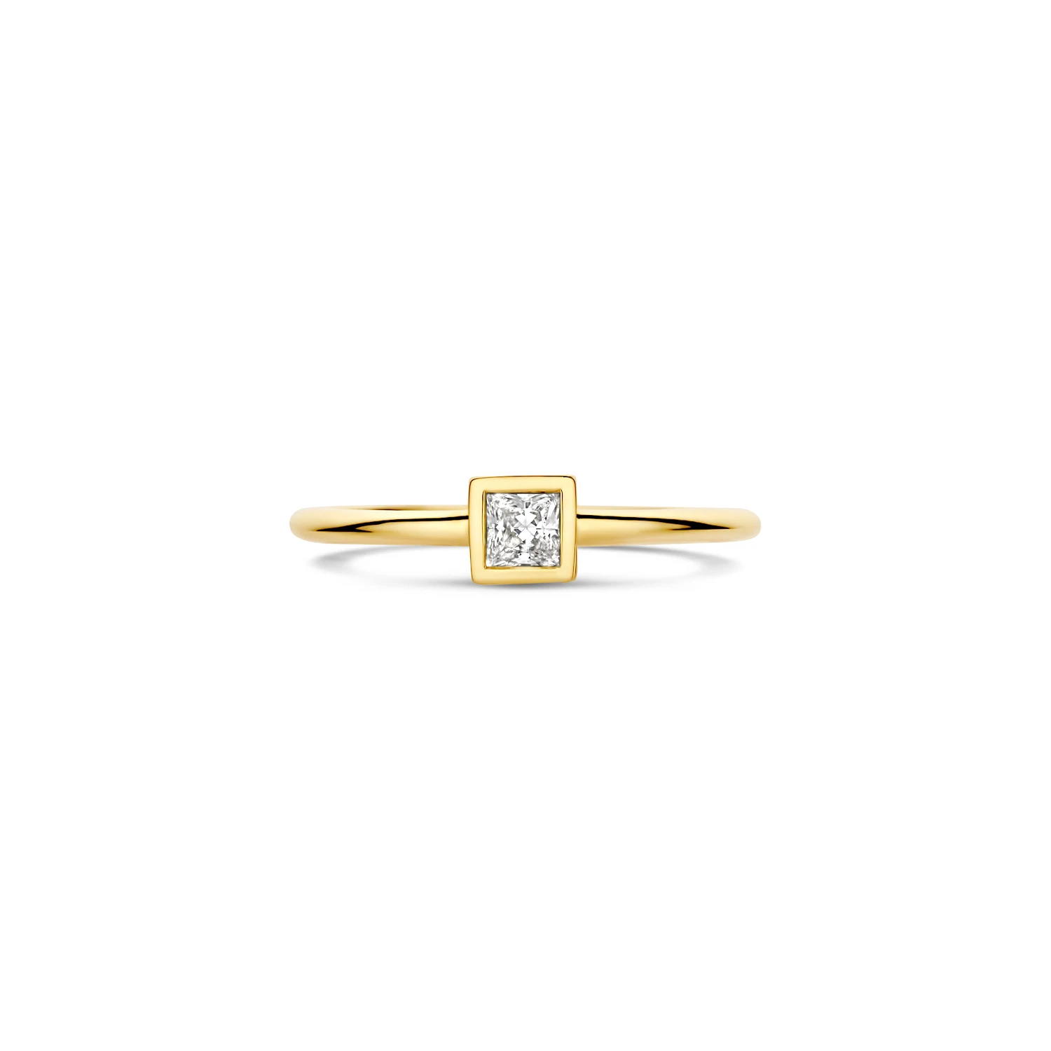 Blush Ring 1274YZI - Geelgoud (14k) met Zirconia