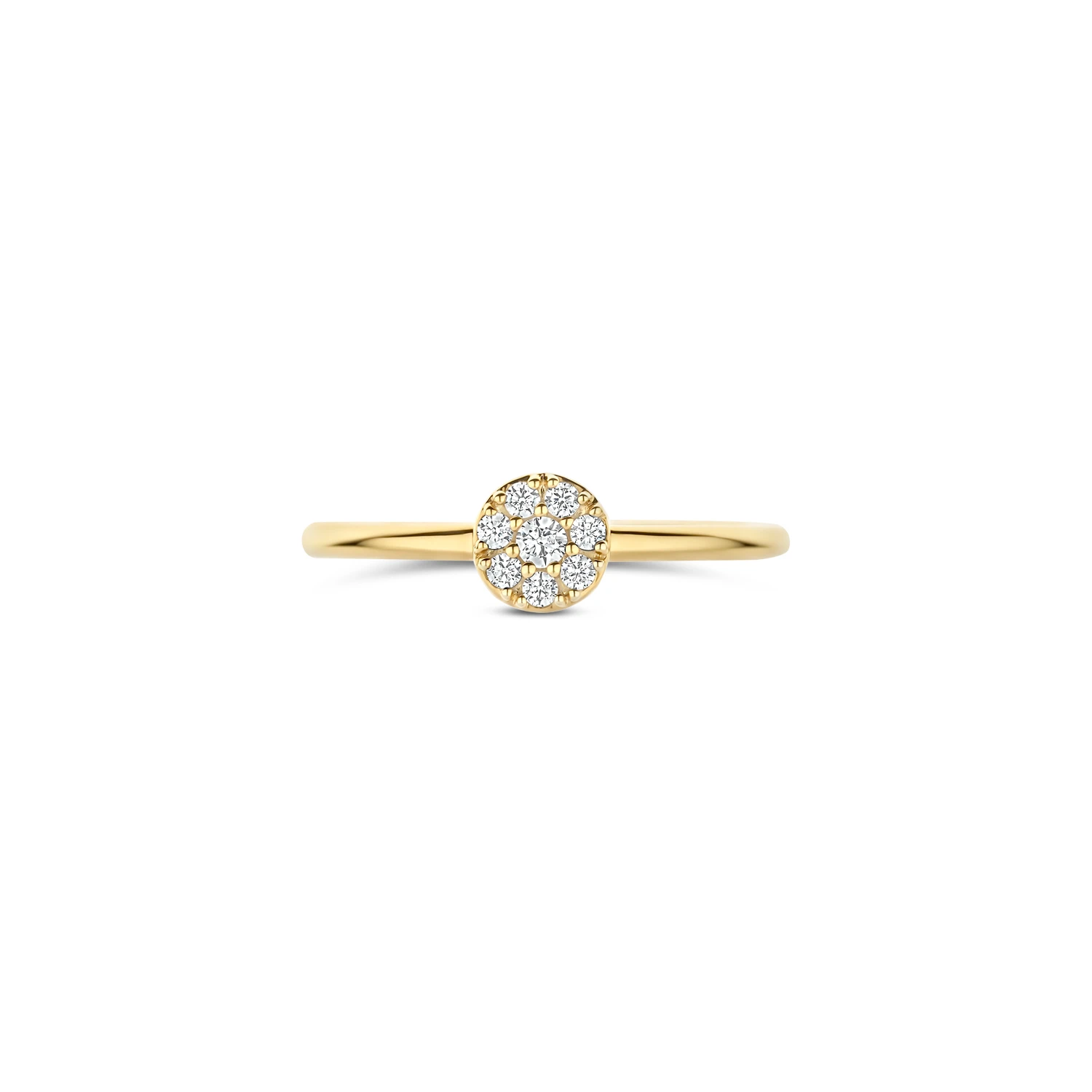 Blush Ring 1277YZI - Geelgoud (14k) met Zirconia