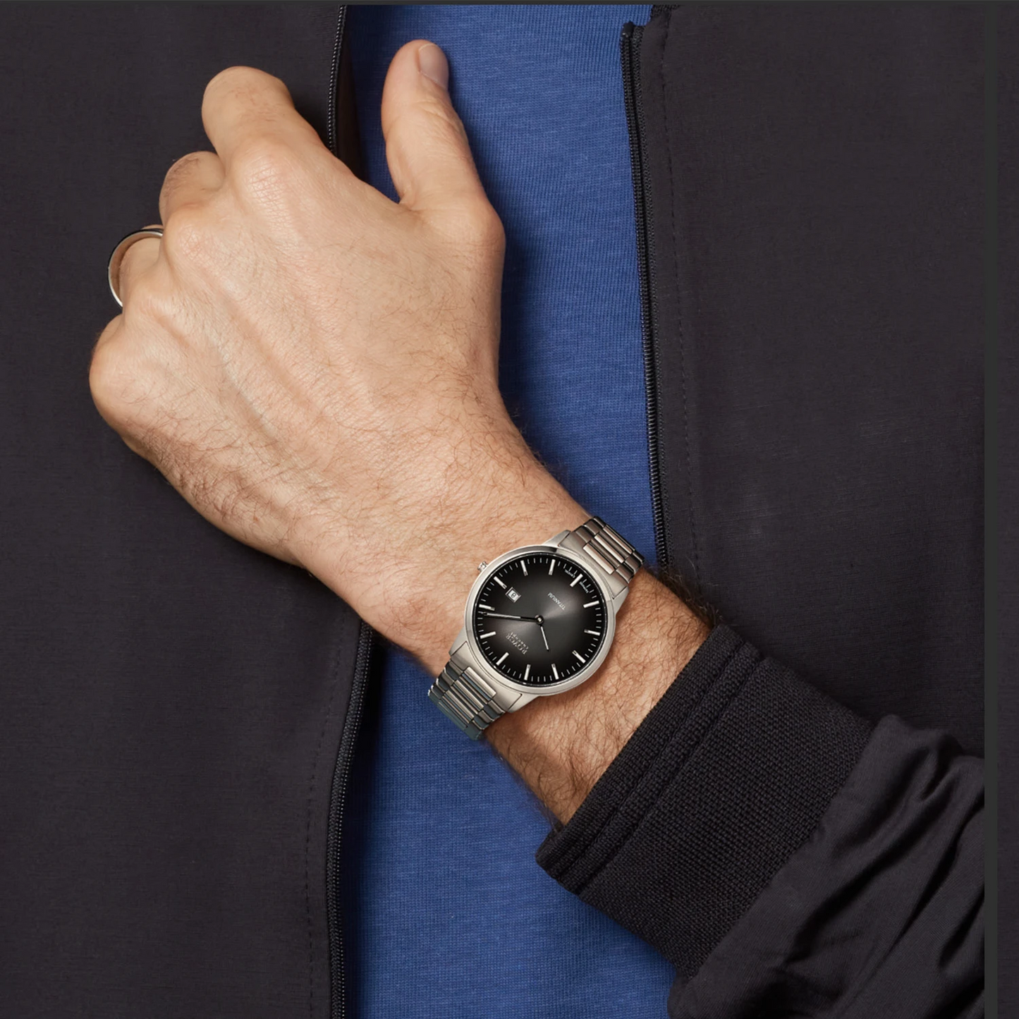 Boccia herenhorloge Titanium