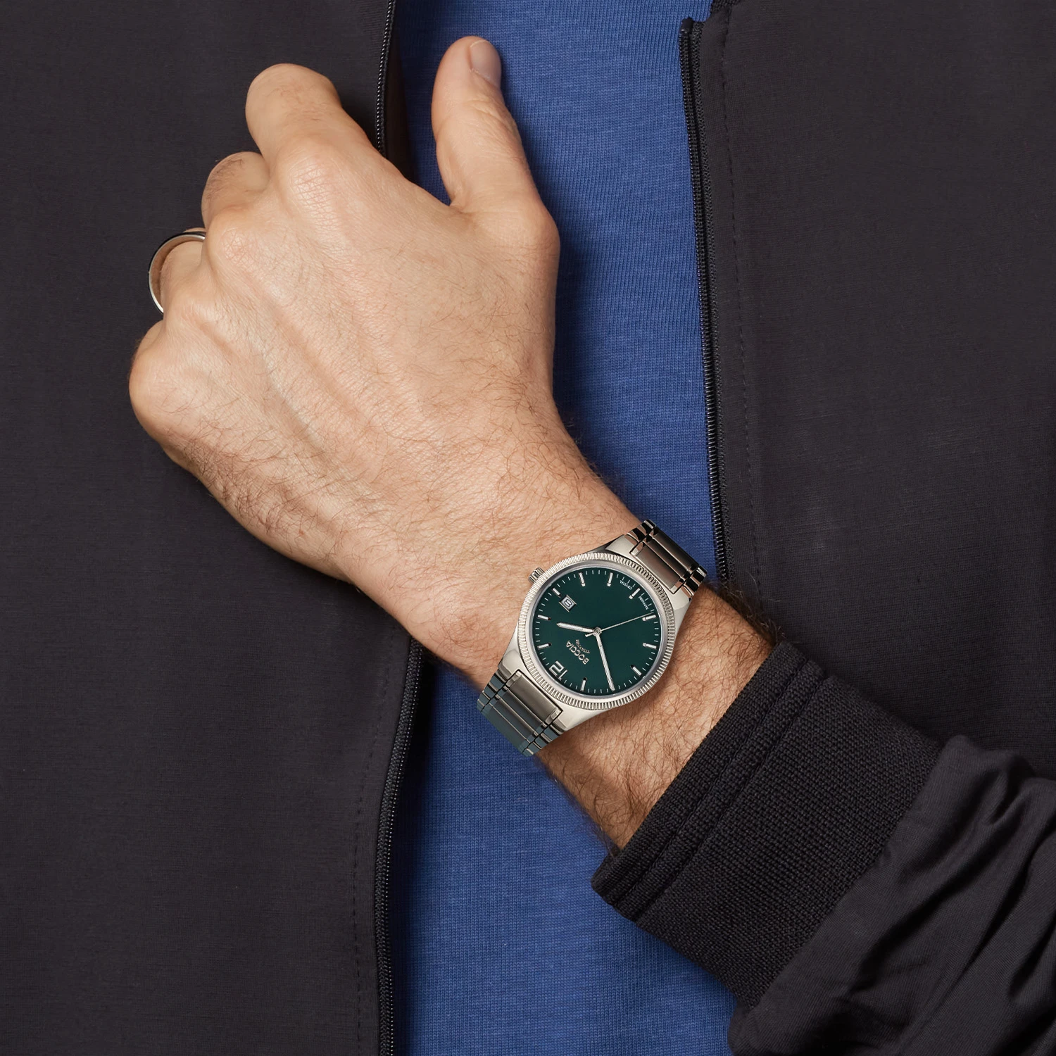 Boccia herenhorloge Titanium