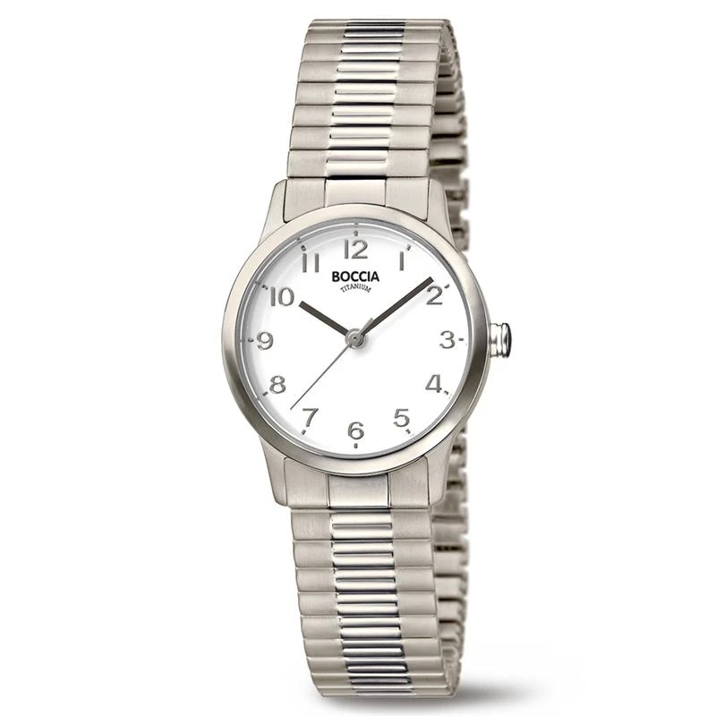 Boccia Titanium 3318-01 Dames Horloge 26mm