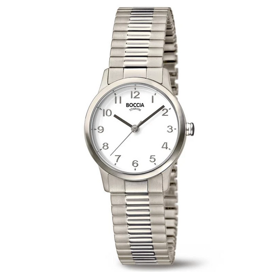 Boccia Titanium 3318-01 Dames Horloge 26mm