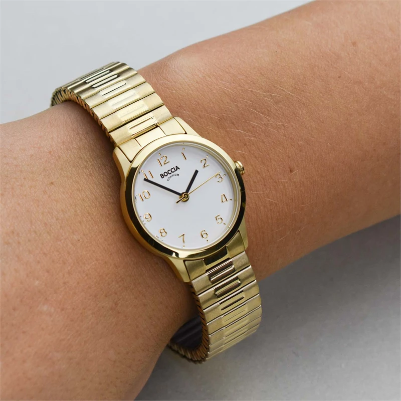 Boccia Titanium 3318-02 Dames Horloge 26mm