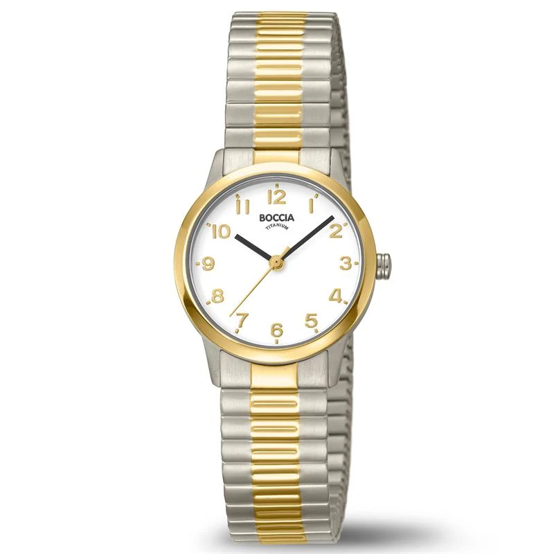 Boccia Titanium 3318-03 Dames Horloge 26mm