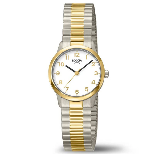 Boccia Titanium 3318-03 Dames Horloge 26mm