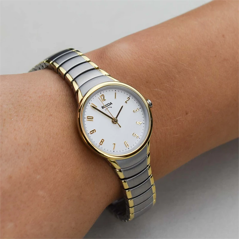 Boccia Titanium 3319-02 Dames Horloge 28mm