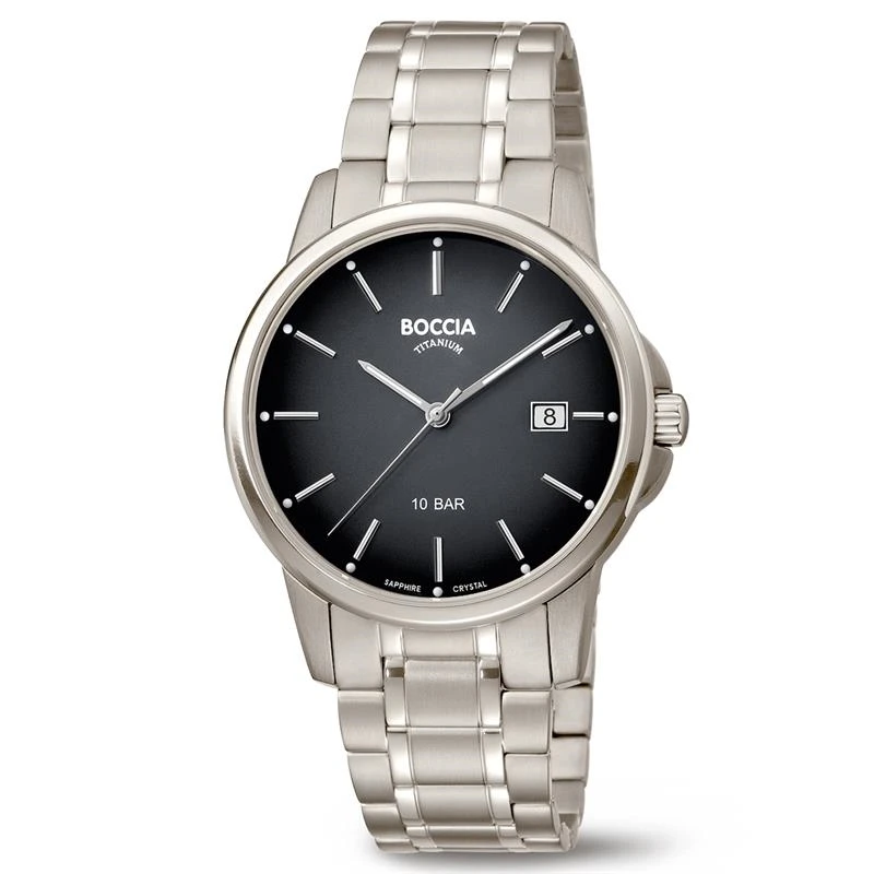 Boccia Titanium 3633-07 Heren Horloge 40mm