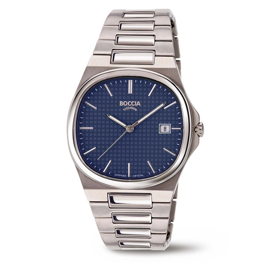 Boccia Titanium 3657-02 Heren Horloge 37 mm