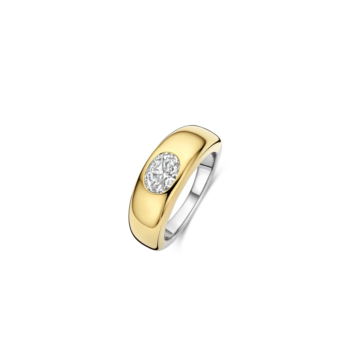 Bold Ovale Zirkonia Ring