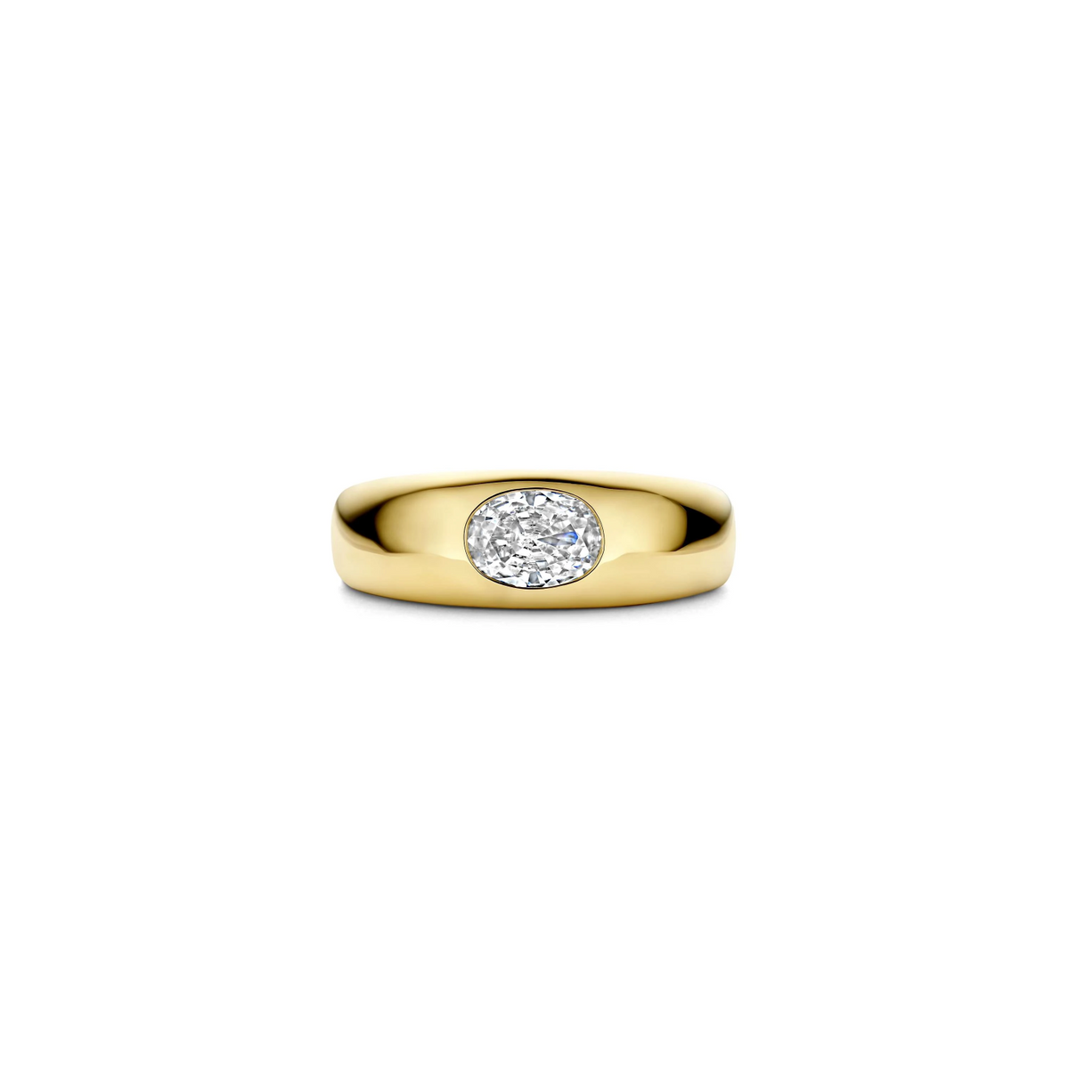 Bold Ovale Zirkonia Ring