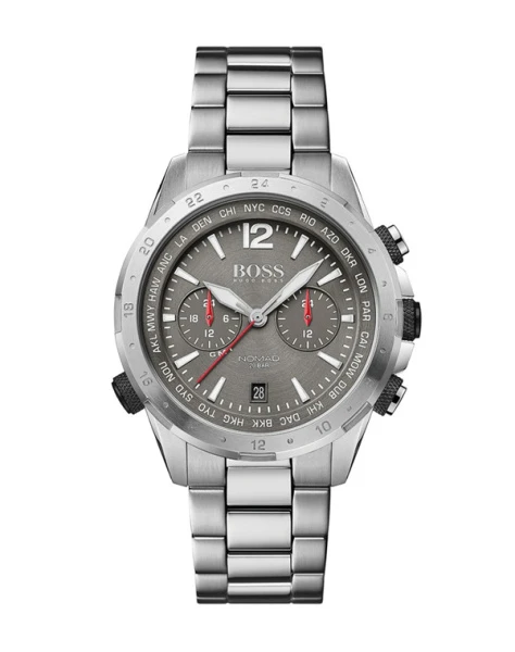 BOSS HB1513774 AERO - Polshorloge - Staal - Zilverkleurig - 44 mm