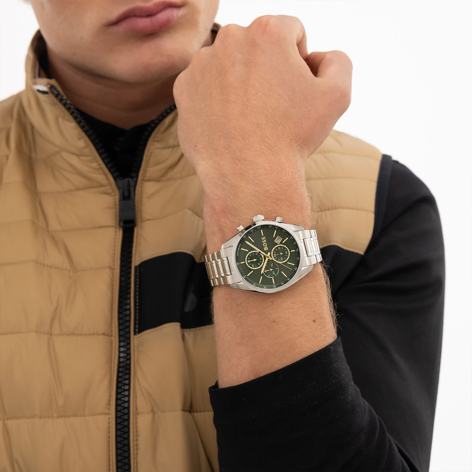 BOSS HB1514265 GRAND PRIX 40 Herenhorloge 40mm