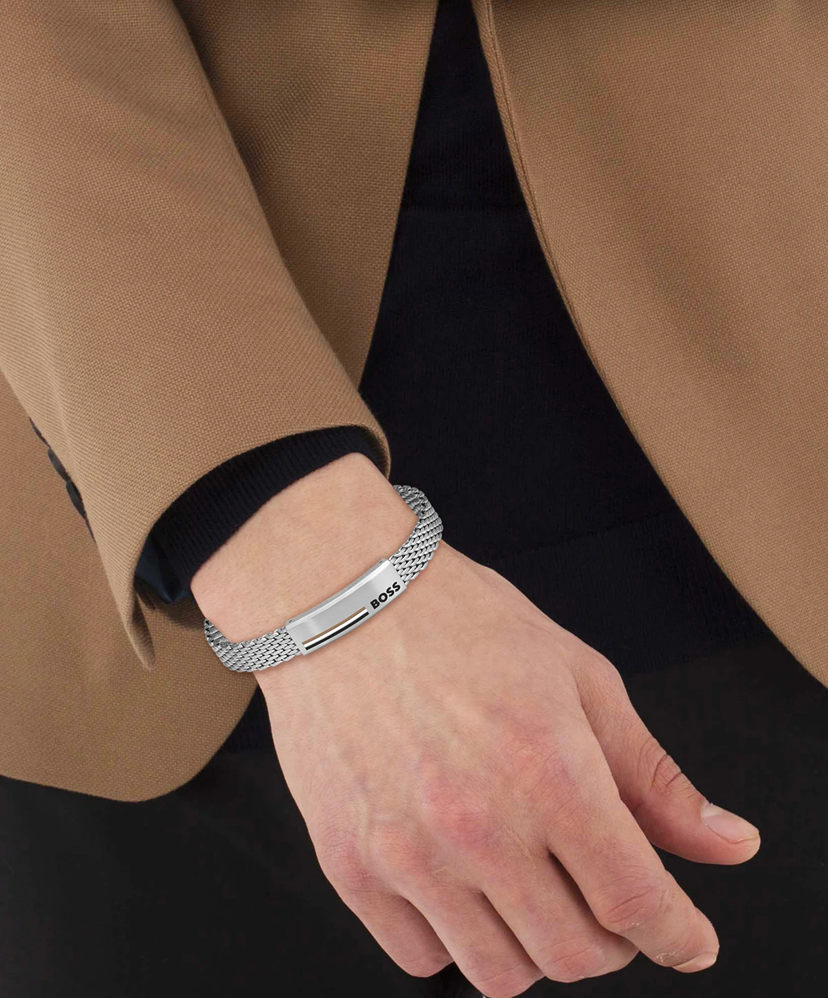 BOSS HBJ1580611 ALEN Mannen Armband Verstelbaar