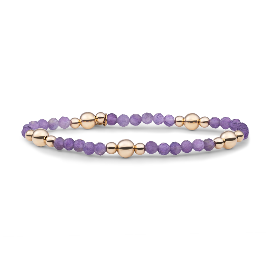 Bracelet | Amethyst Bold Mix - Gold