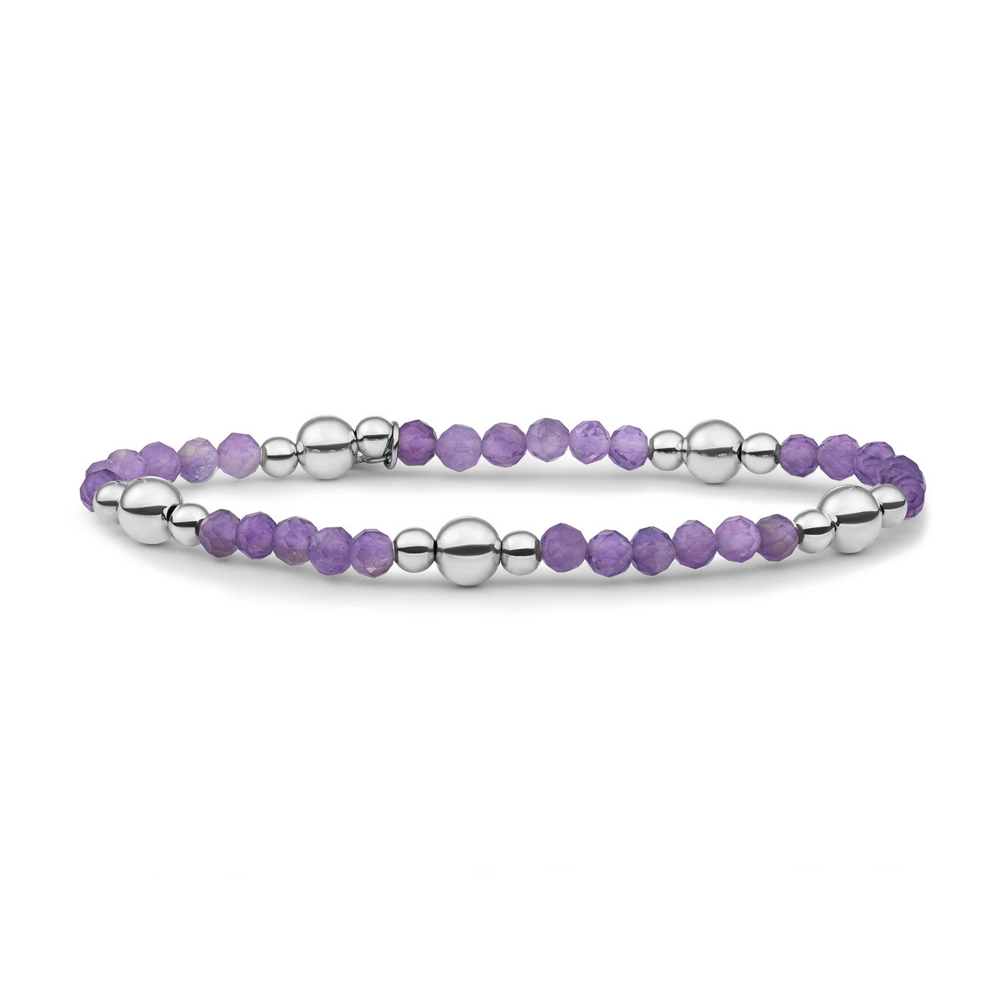 Bracelet | Amethyst Bold Mix - Silver