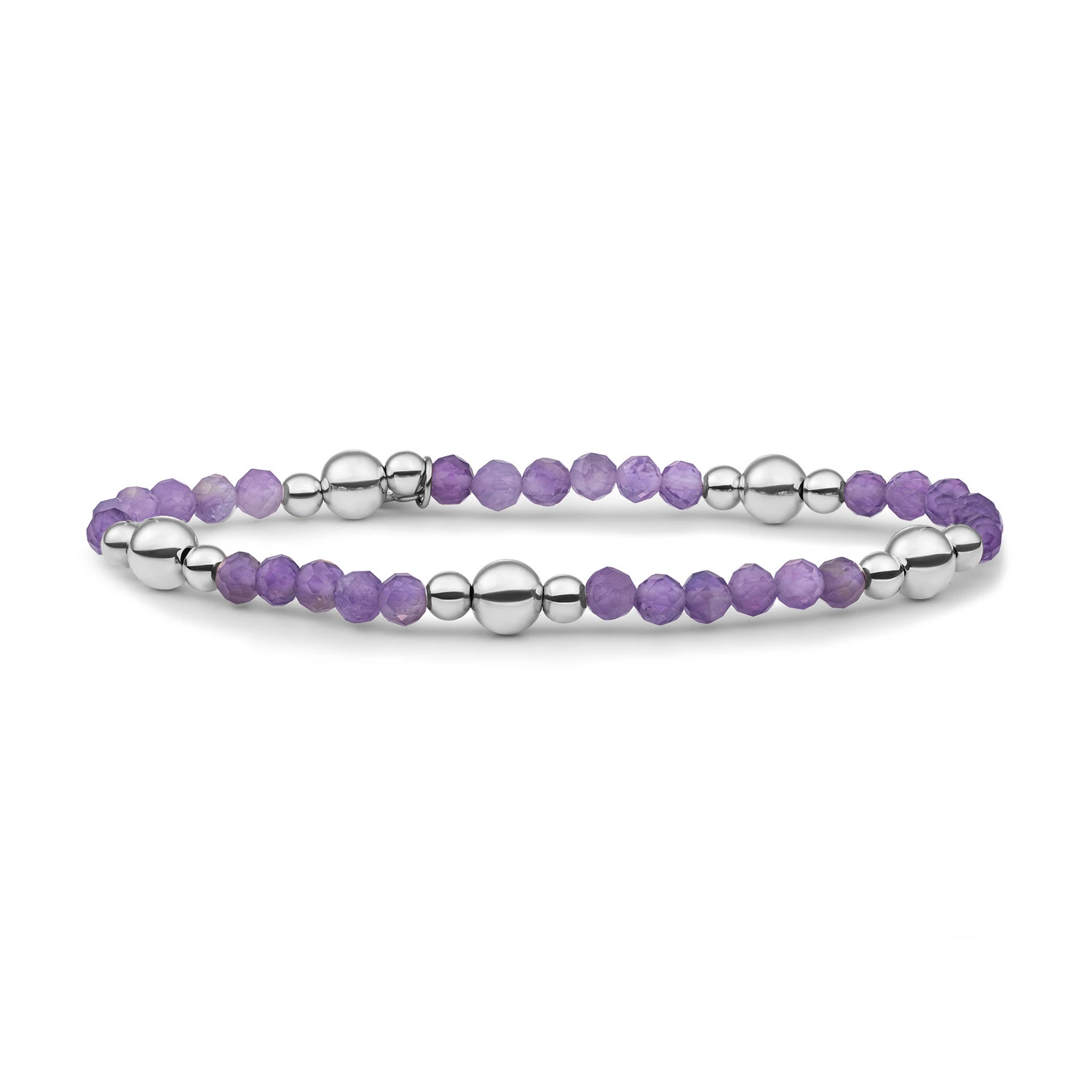 Bracelet | Amethyst Bold Mix - Silver