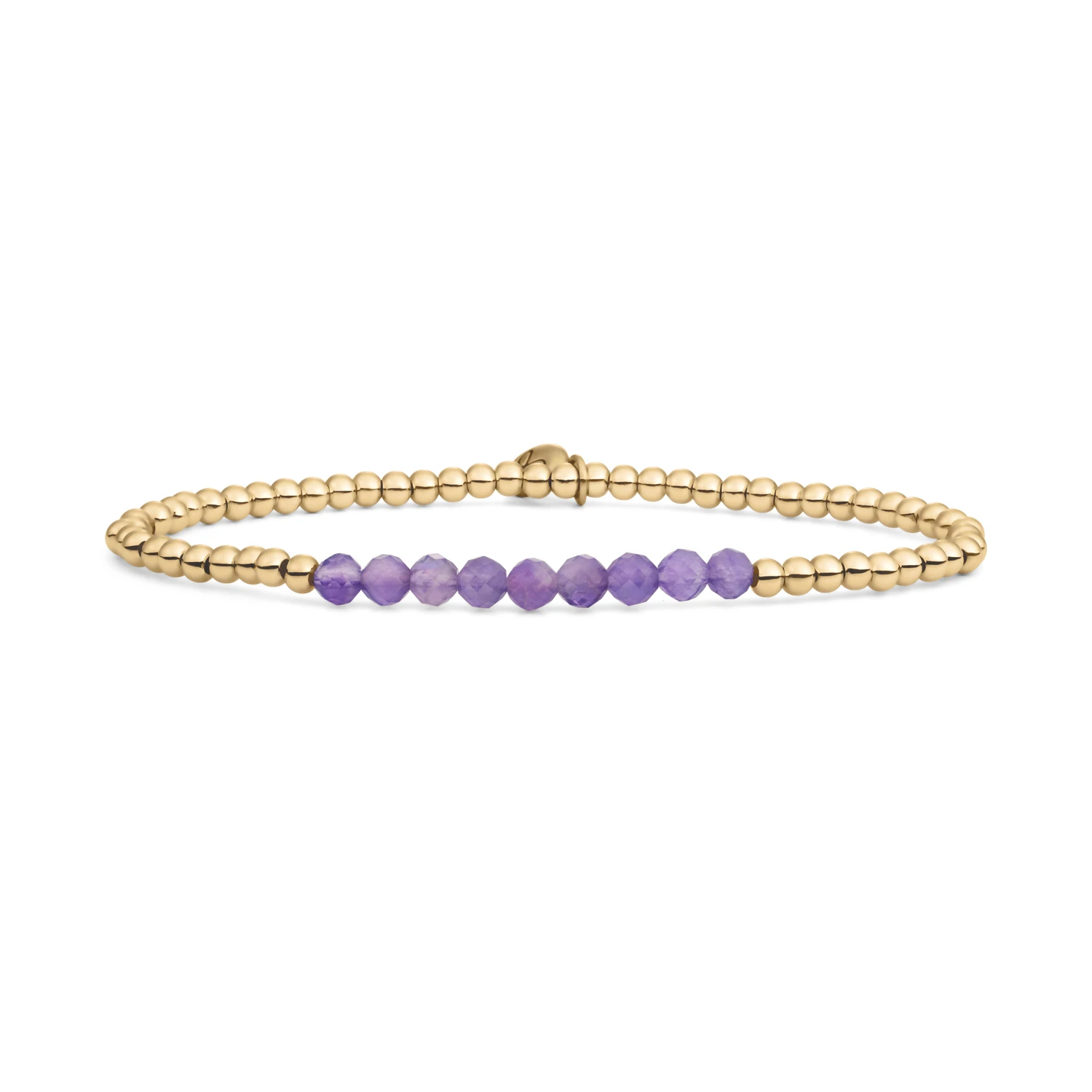 Bracelet | Amethyst Universe - Gold 3mm