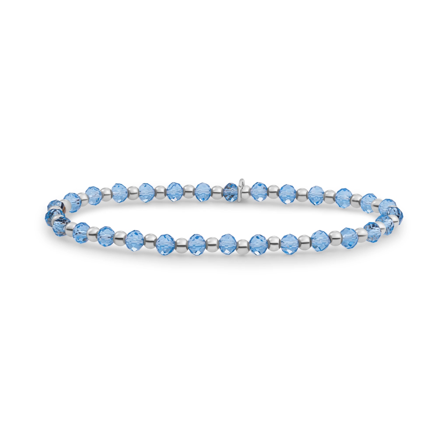 Bracelet | Aquamarine Interstellar - Silver 3mm