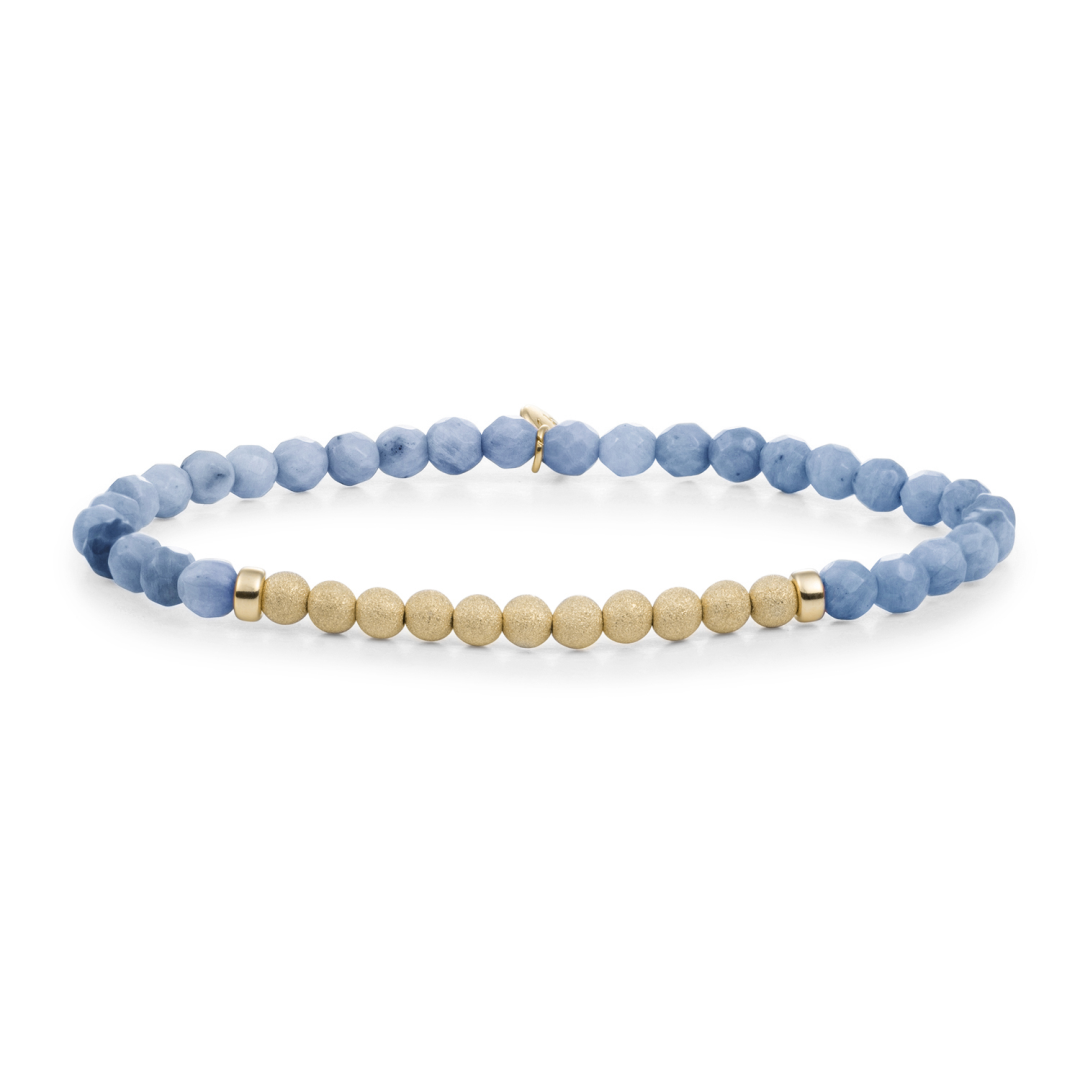 Bracelet | Blue Aventurine Lightyear - Gold Champagne