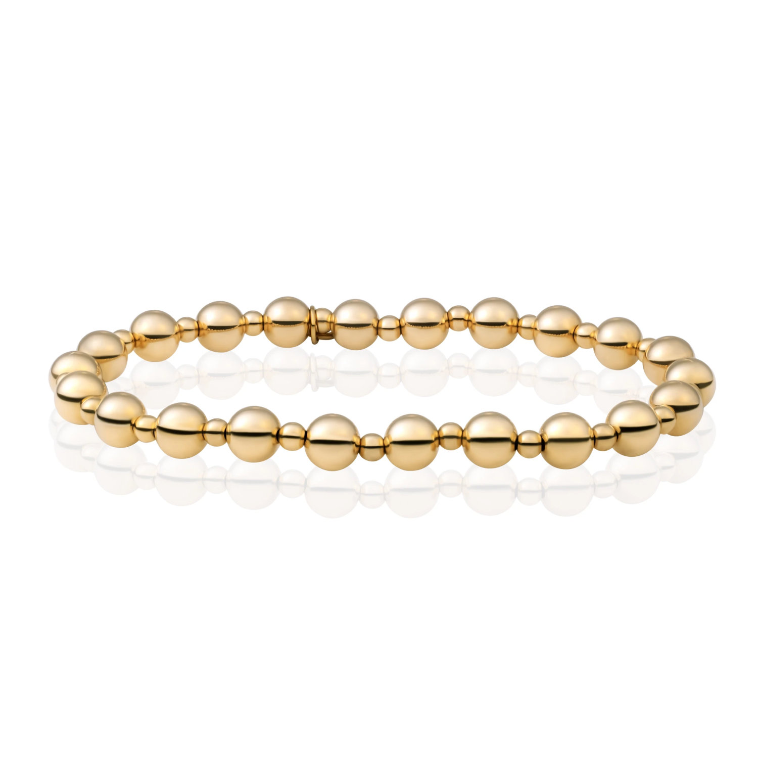 Bracelet | Bold Mix Interstellar - Gold - 6/3 mm