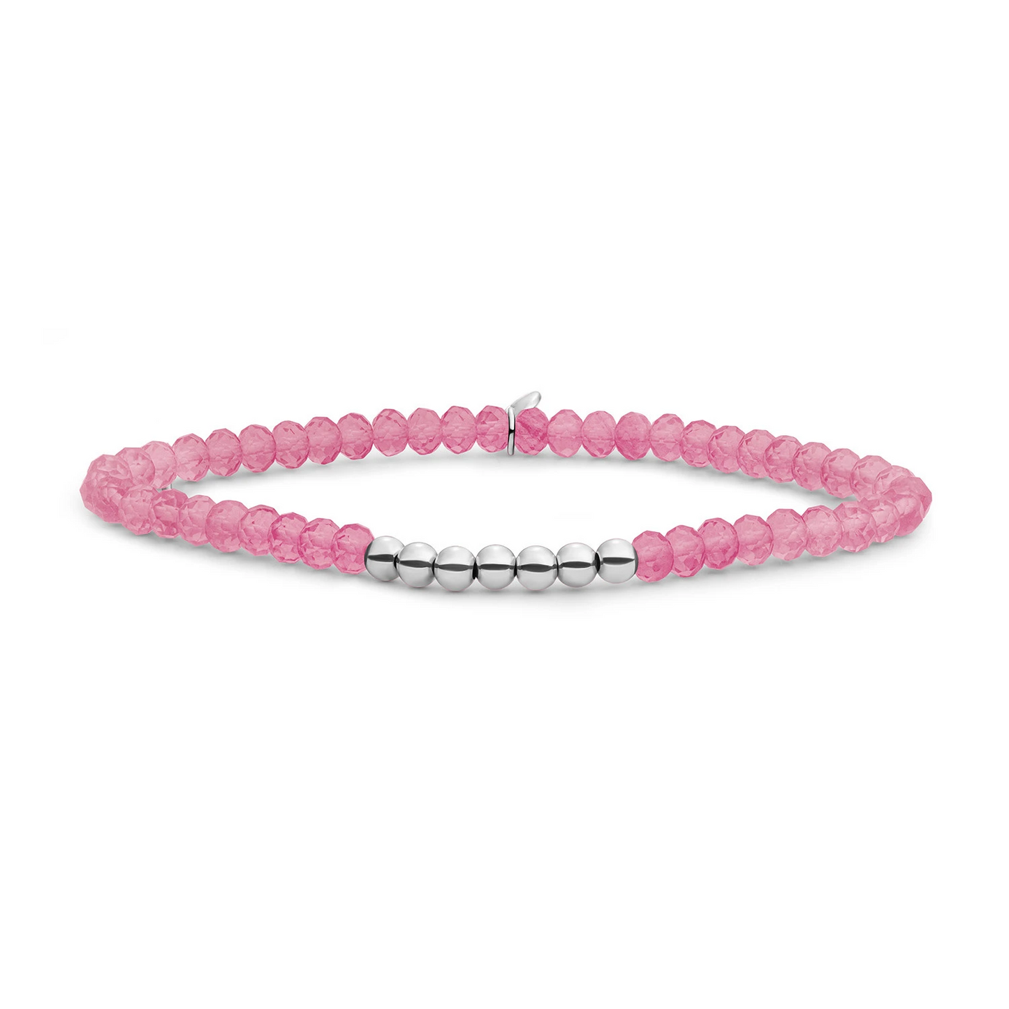 Bracelet | Candy Jade 4mm Reverse Universe - Silver