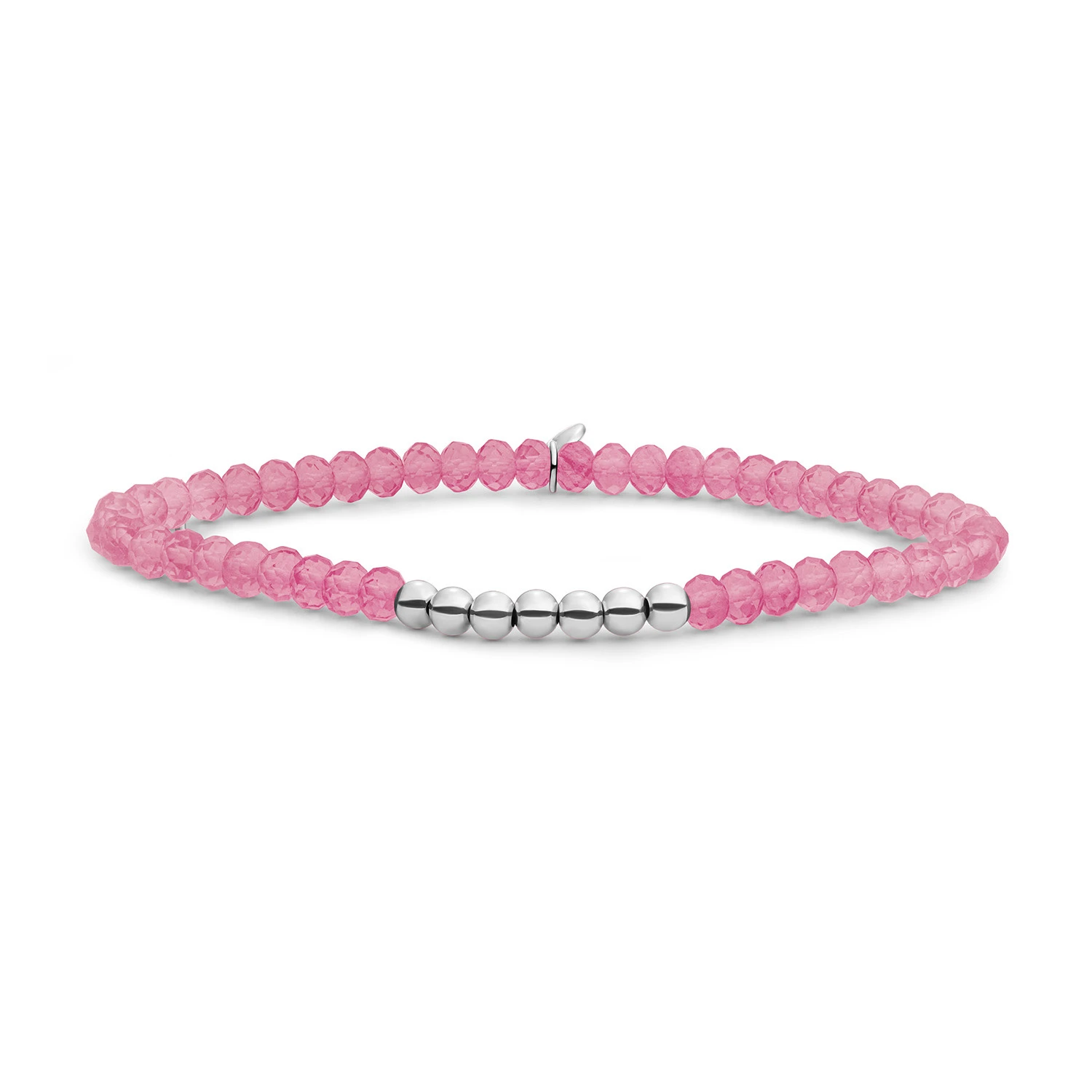 Bracelet | Candy Jade 4mm Reverse Universe - Silver