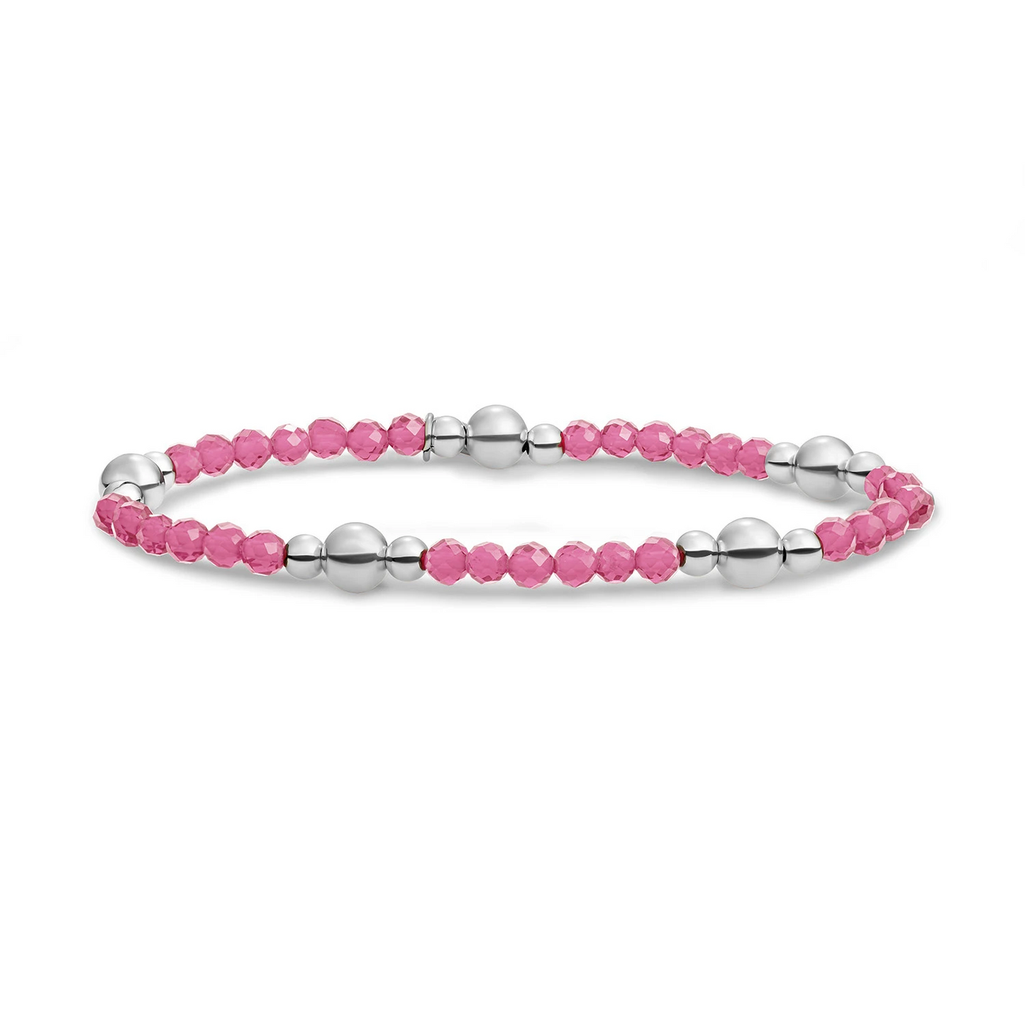 Bracelet | Candy Jade Bold Mix - Silver