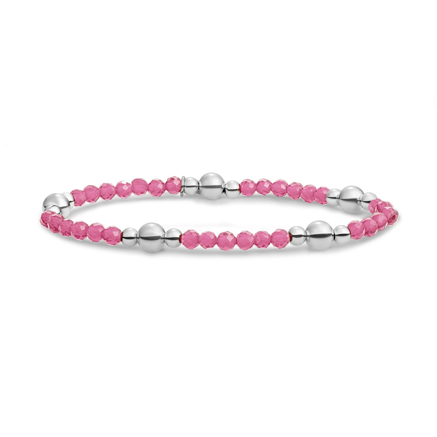 Bracelet | Candy Jade Bold Mix - Silver