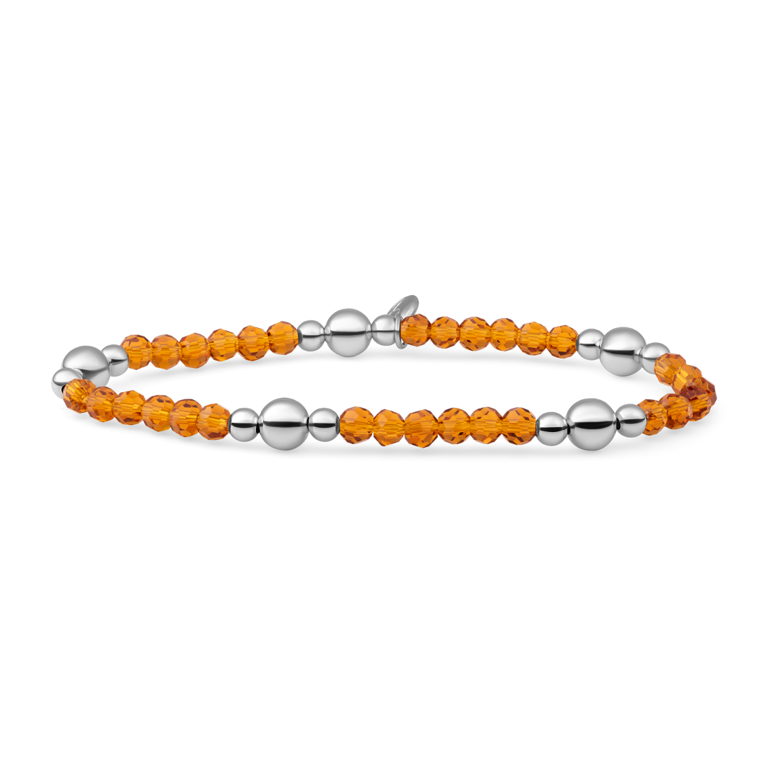 Bracelet | Citrine Quartz Bold Mix - Silver