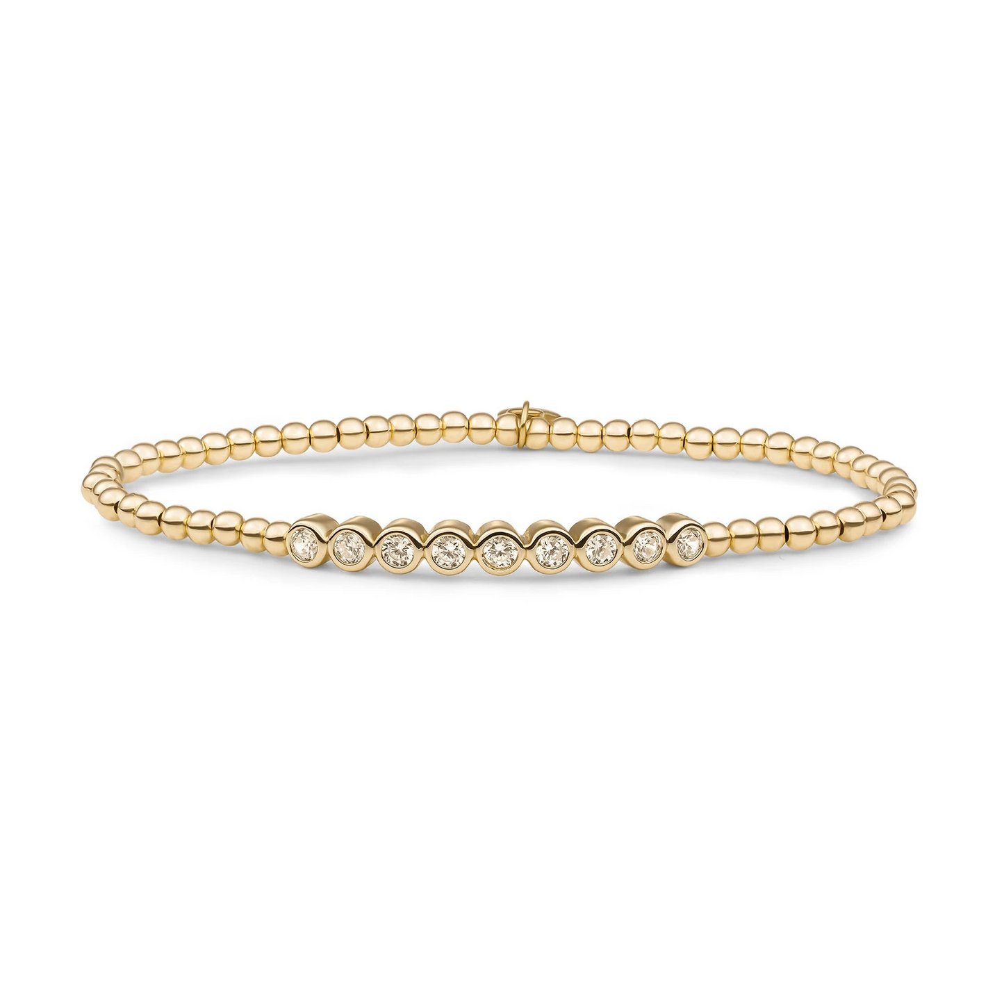 Bracelet | Crystal Tube - Gold - CZ