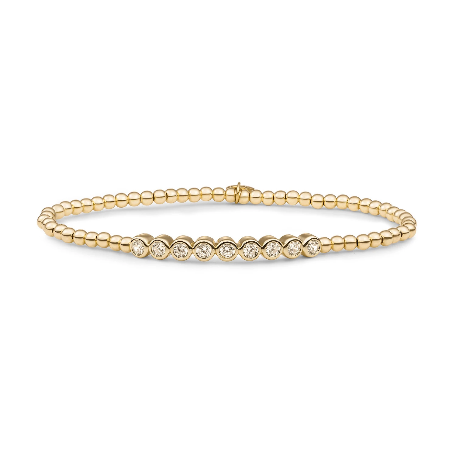 Bracelet | Crystal Tube - Gold - CZ