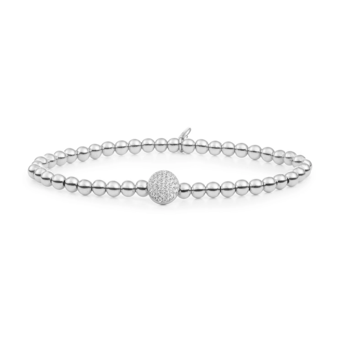 Bracelet | Disc Galaxy - Silver - CZ