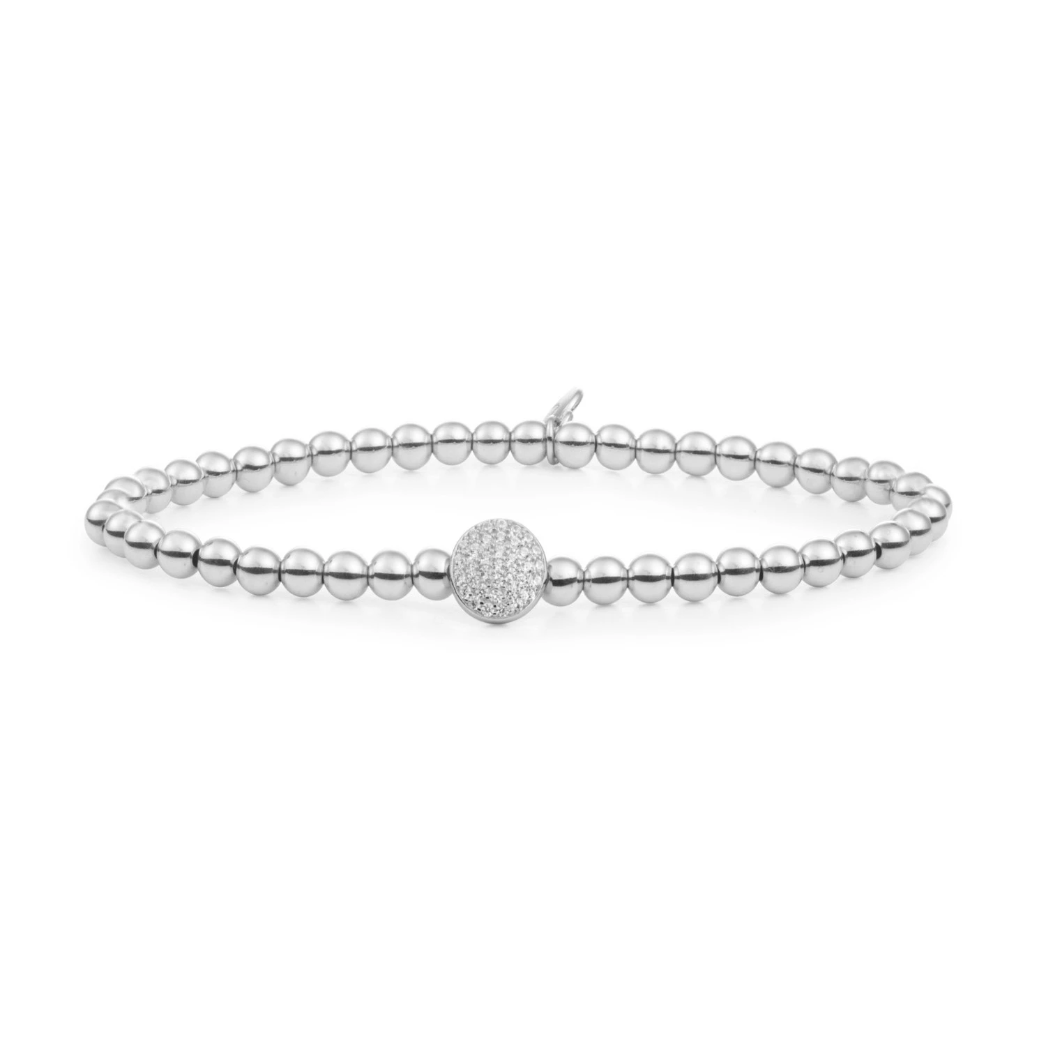 Bracelet | Disc Galaxy - Silver - CZ